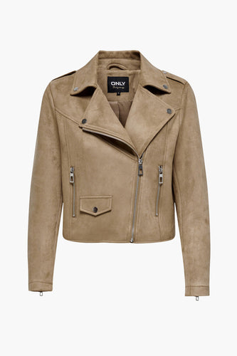 ONLSCOOTIE FAUX SUEDE BIKER JACKET OTW