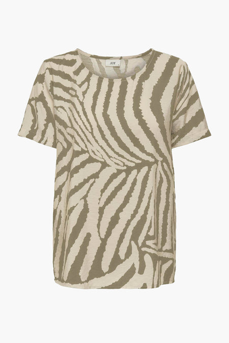 JDYCAMILLE S/S O-NECK TOP WVN