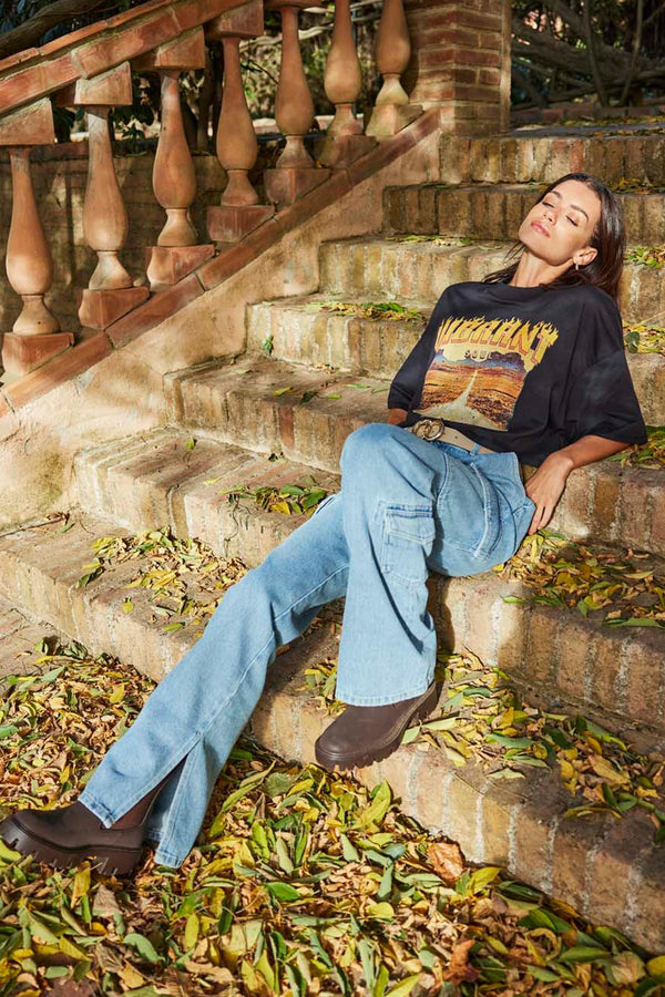 Jeans wide Light blue denim - ONLY®