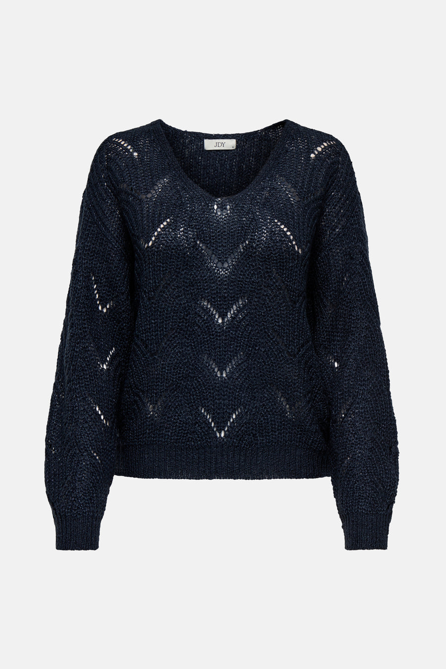 JDYBADUT L/S V-NECK STRUC GLITT PULL KNT