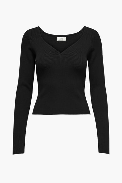 Pull à col en V - Black