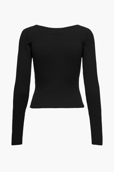 Pull à col en V - Black
