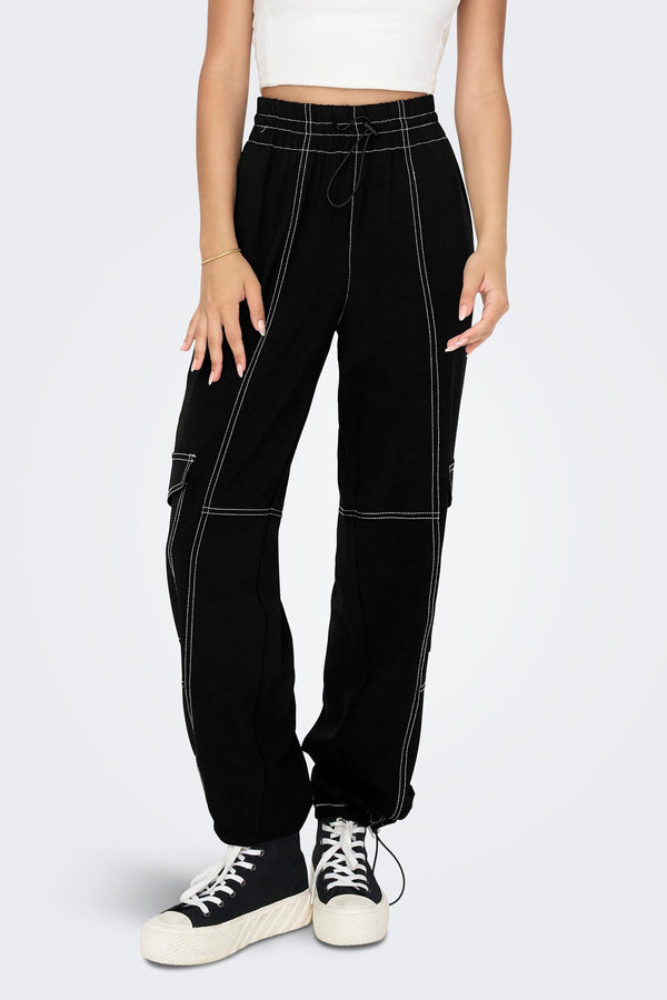 Pantalon cargo Noir - ONLY®