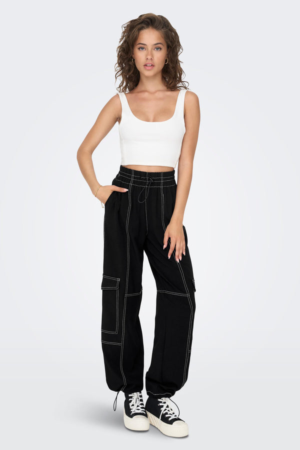 Pantalon cargo Noir - ONLY®