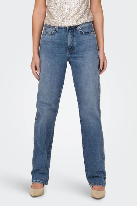 ONLRILEY HW STRAIGHT RHS RED DNM CRO