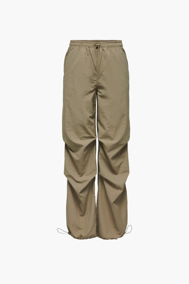 Pantalon gris de JDY, avec une ceinture élastique et une corde à l'arrière, à l'arrière.