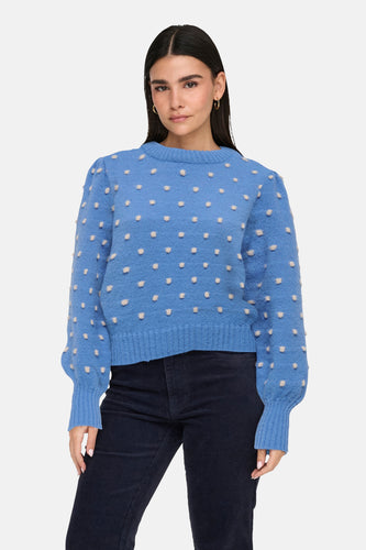 Pull à col rond - bleu - JDY