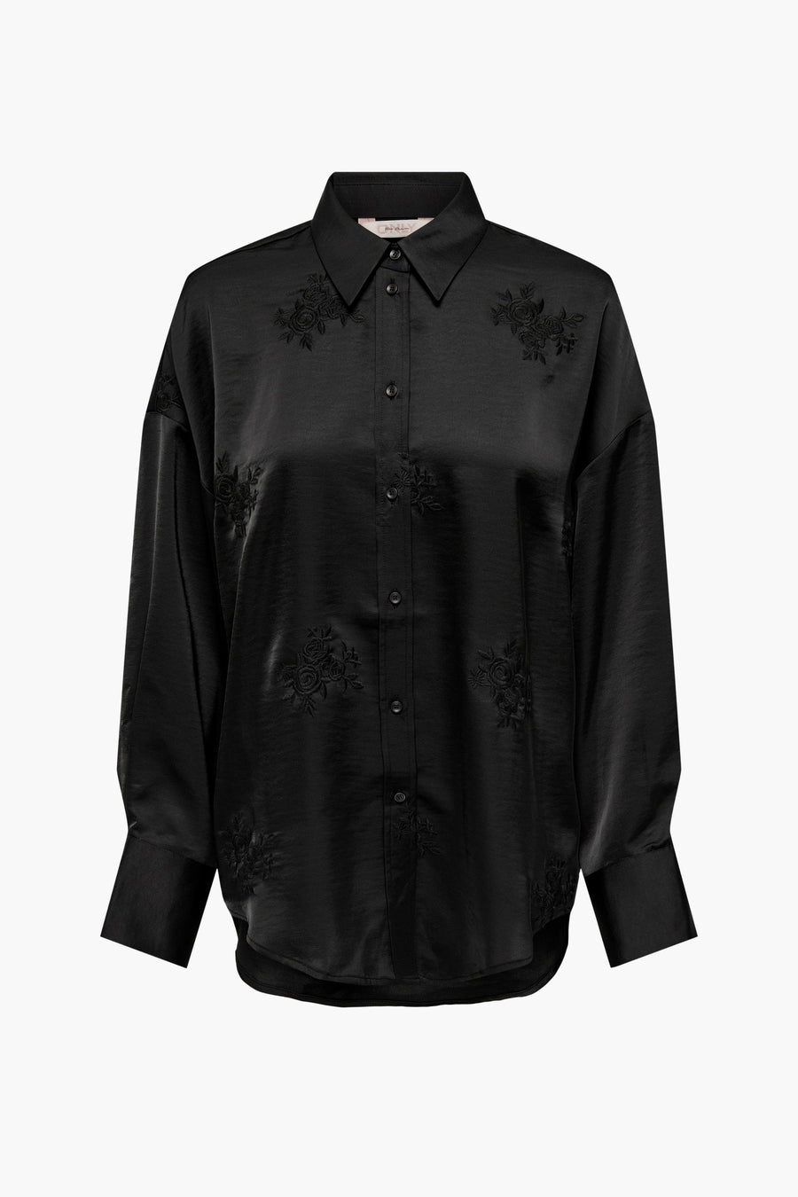 Chemise &agrave; manches longues - noir