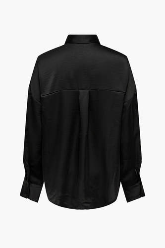 Chemise &agrave; manches longues - noir