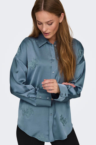 Chemise &agrave; manches longues - bleu