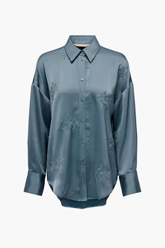 Chemise &agrave; manches longues - bleu