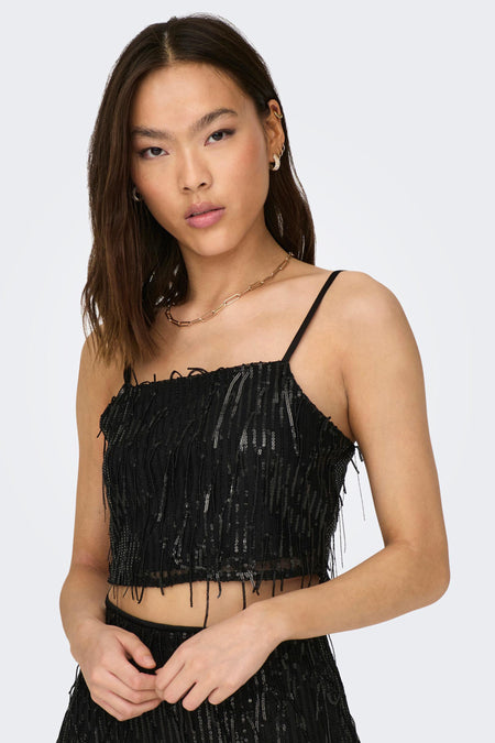 ONLSPACY SL SHORT TOP WVN