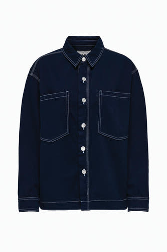 Chemise &agrave; manches longues - bleu