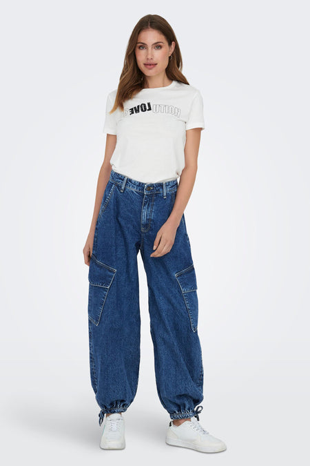 ONLPERNILLE HW CARGO JOGGER MB DNM CRO