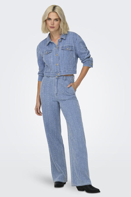 ONLHOPE-HARRIET EX HW WIDE DNM BOUCLE BJ