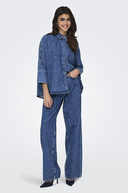 ONLHOPE EX HW WIDE RHINESTONE JNS DNM CR