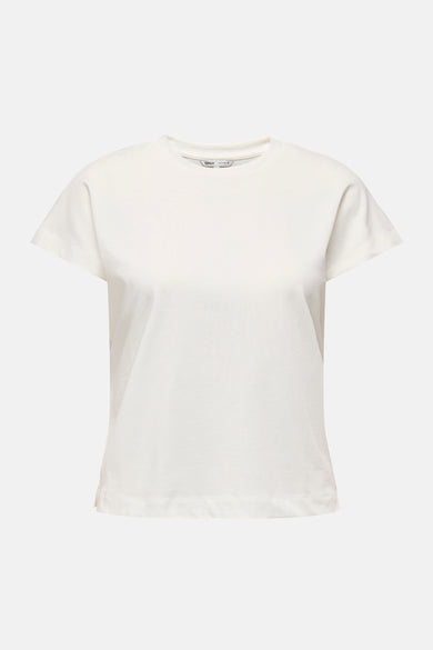 T-shirt blanc à manches courtes ONLY, design uni.