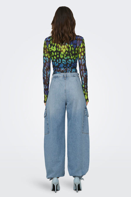 ONLPERNILLE HW CARGO JOGGER LB DNM CRO
