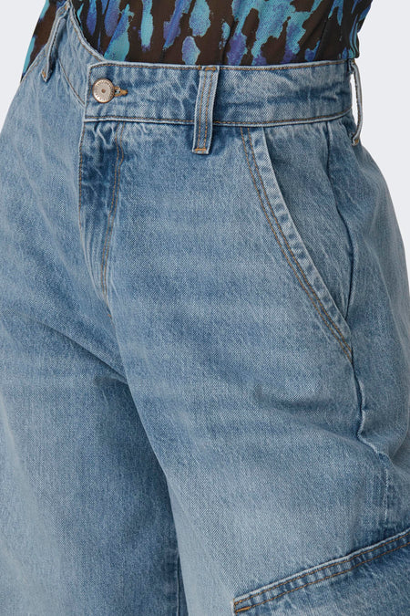 ONLPERNILLE HW CARGO JOGGER LB DNM CRO