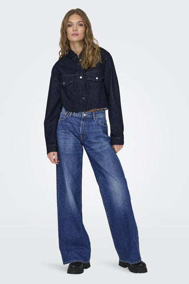 ONLCLEO LS CROPPED DNM JACKET CRO