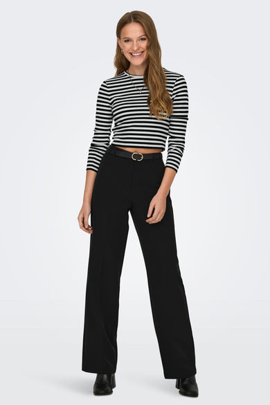 ONLELINA L/S CROPPED TOP JRS