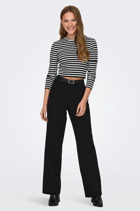 ONLELINA L/S CROPPED TOP JRS