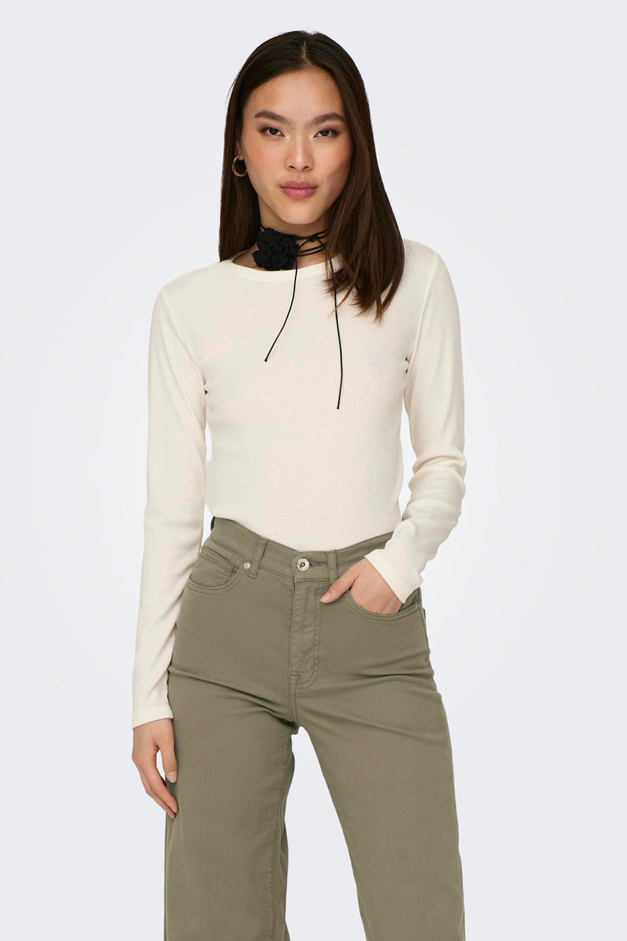 T-shirt à manches longues - blanc - JDY - 1