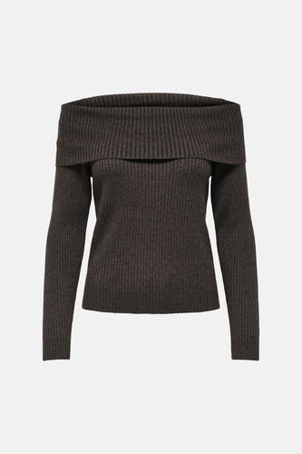 Pull (offshoulder) brun - ONLY®