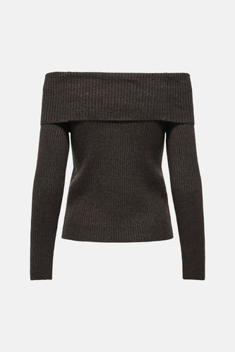 Pull (offshoulder) brun - ONLY®