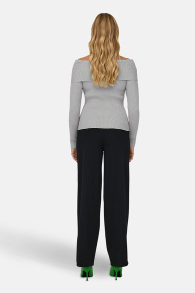 ONLKATIA LS OFF SHOULDER KNT NOOS