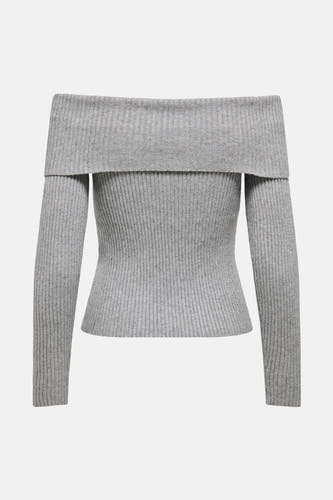 Sweat gris à manches courtes ONLY ONLY, avec une textureure en.