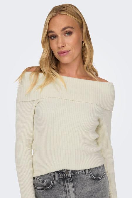 ONLKATIA LS OFF SHOULDER KNT NCA