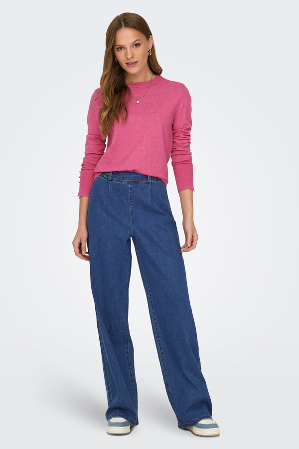 Jeans wide Mid blue denim - JDY