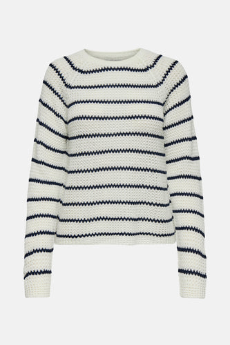 Pull à col rond - blanc - JDY - 4