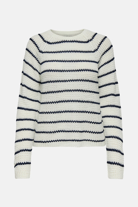 JDYELLEN L/S ONECK RAGLAN PULLOVER KNT