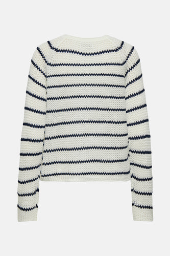 Pull à col rond - blanc - JDY - 4