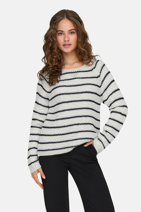 JDYELLEN L/S ONECK RAGLAN PULLOVER KNT