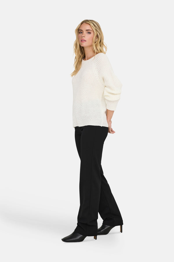 JDYELLEN L/S ONECK RAGLAN PULLOVER KNT