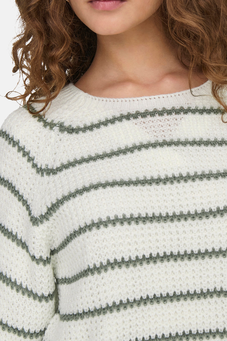 Pull à col rond - blanc - JDY