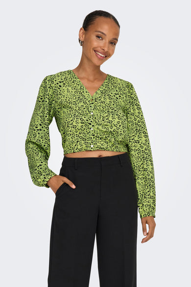 ONLLUCA  L/S BUTTON THR. TOP EX PTM