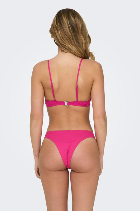 ONLSIENNA RIB KNOT BIKINI TOP SWM ACC
