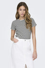 JDYSOLAR S/S O NECK TOP JRS NOOS