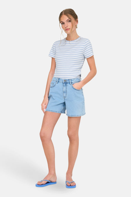 JDYSOLAR S/S O NECK TOP JRS NOOS