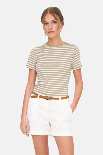 T-shirt à manches courtes - beige - JDY