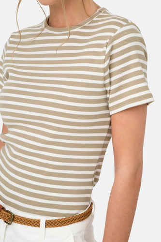 T-shirt à manches courtes - beige - JDY