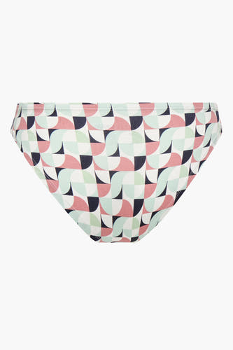 Multikleurige slip van ONLY met een retro geometrisch patroon.