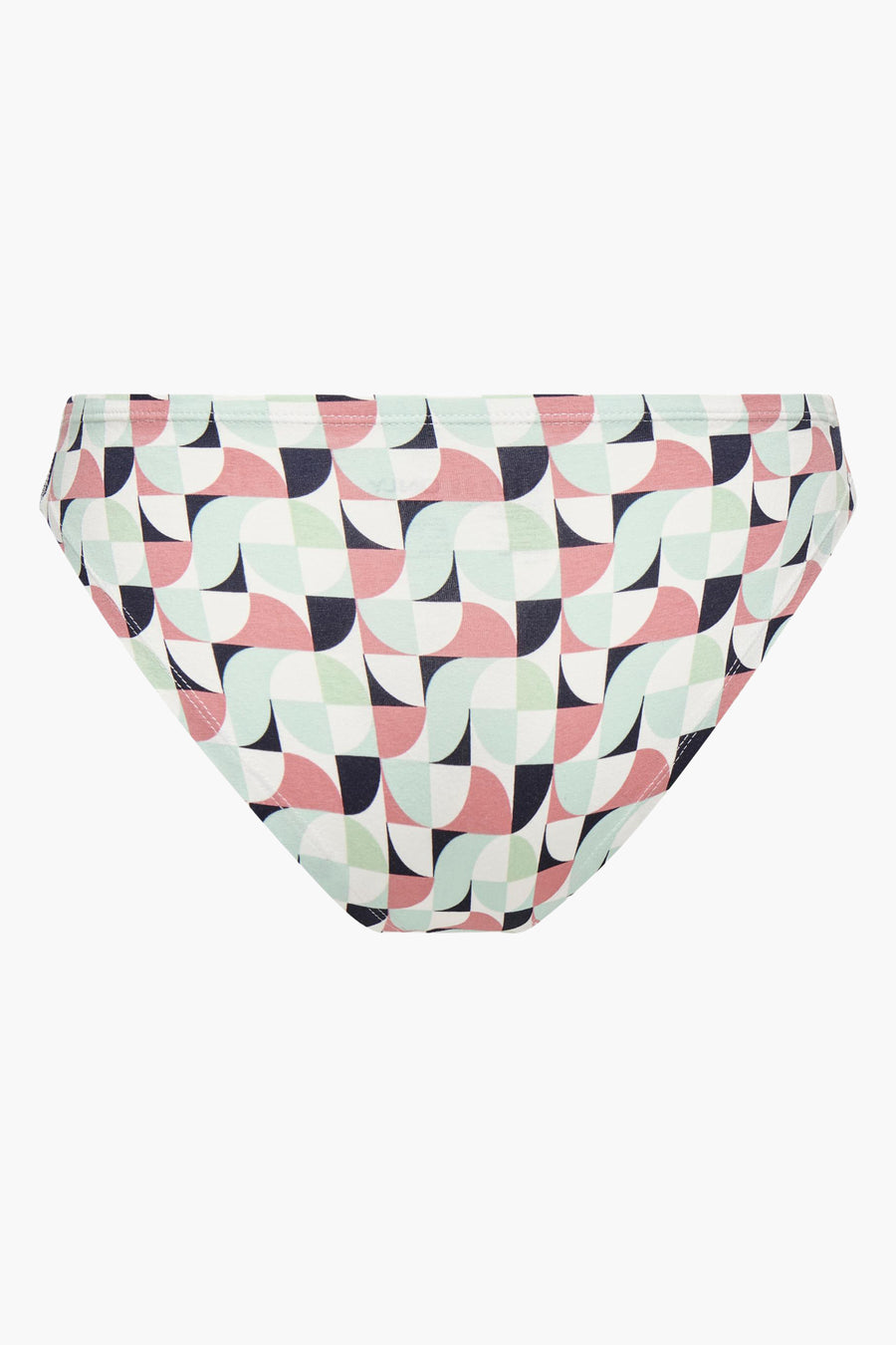 Multikleurige slip van ONLY met een retro geometrisch patroon.