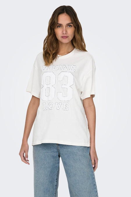 ONLEMILY S/S DENIM TOP BOX JRS