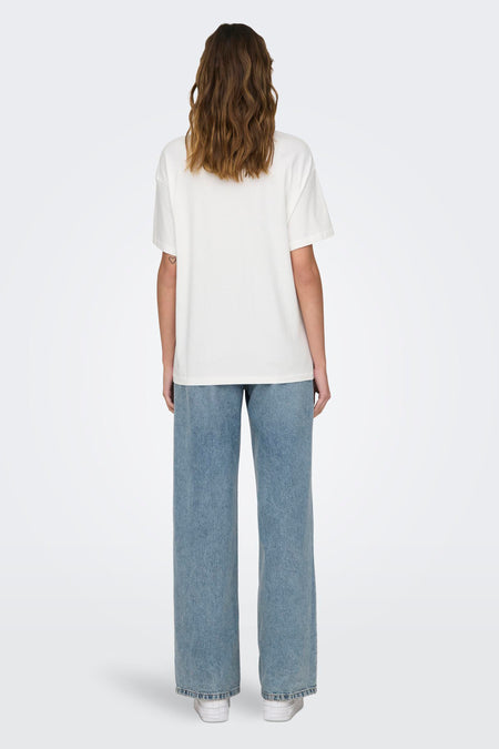 ONLEMILY S/S DENIM TOP BOX JRS