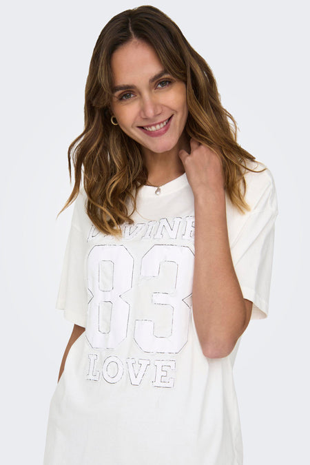 ONLEMILY S/S DENIM TOP BOX JRS